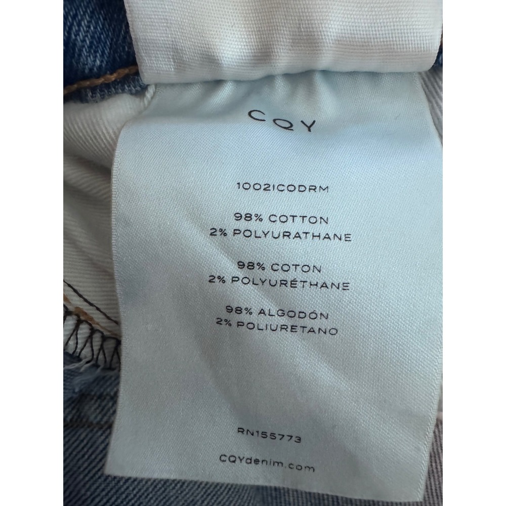 CQY Wes‎ Flares in Dream Size 27 Bootcut Jeans Distressed Hem - Picture 8 of 11